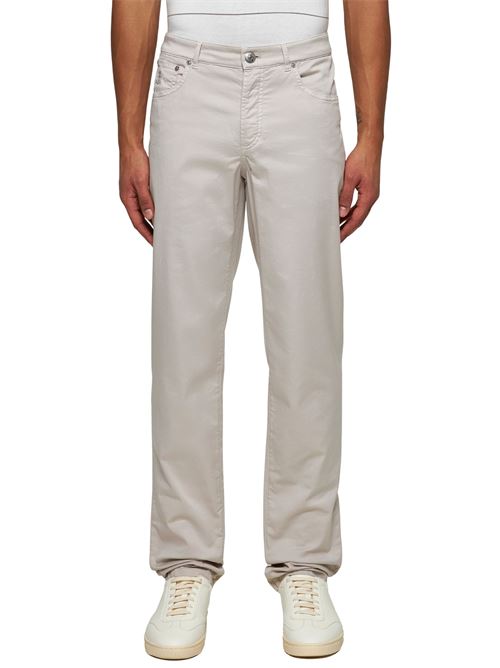 Trousers with embroidered logo BRUNELLO CUCINELLI | M289LI1780C6008